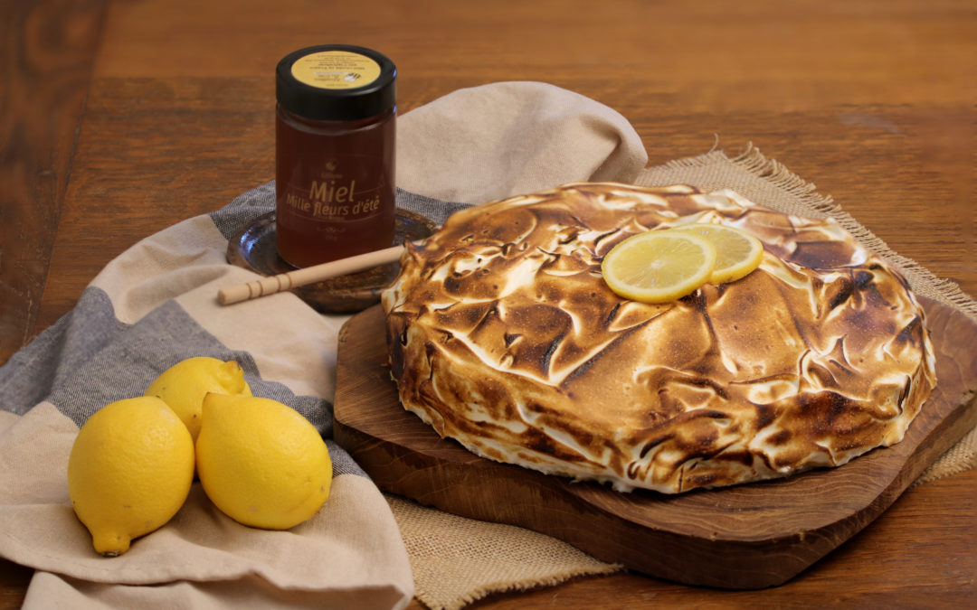 Gâteau de crêpes façon tarte au citron meringuée